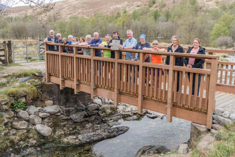 New West Highland Way bridge in memory of popular runner